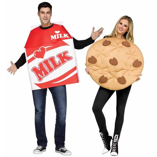 Photo Real Milk & Cookie Adult Couples Costume Set