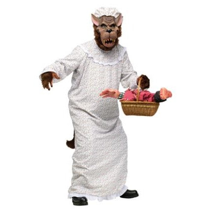 Big Bad Granny Wolf Adult Costume