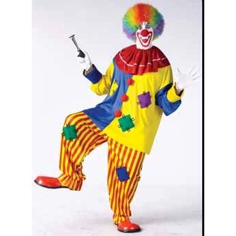 Big Top Clown Adult Costume, One Size