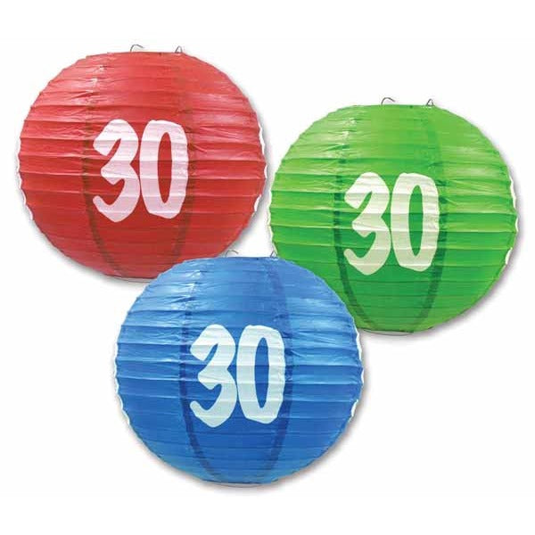30 PAPER LANTERNS