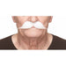 MOUSTACHE WHITE 25 CM X 6 CM