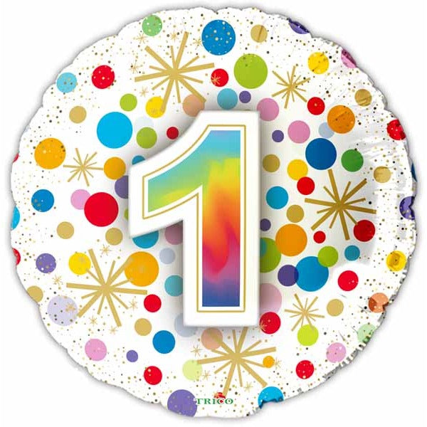 18-Inch Number 1 Foil Balloon, 1 Count