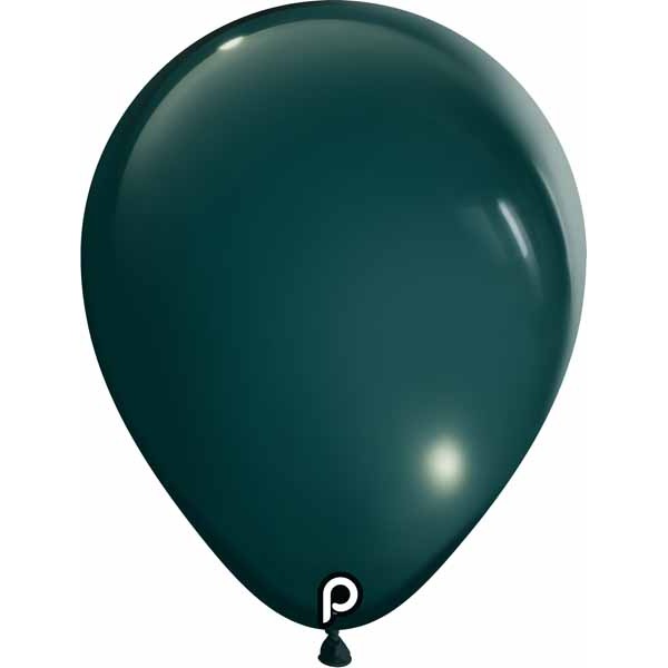 Prima Deep Teal 5" Round Latex Balloons, 100 Count