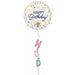 Happy Birthday Confetti Sprinkle AirWalker Foil Balloon, 69 Inch