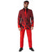 Suitmeister Men's Devil Red Suit, Small