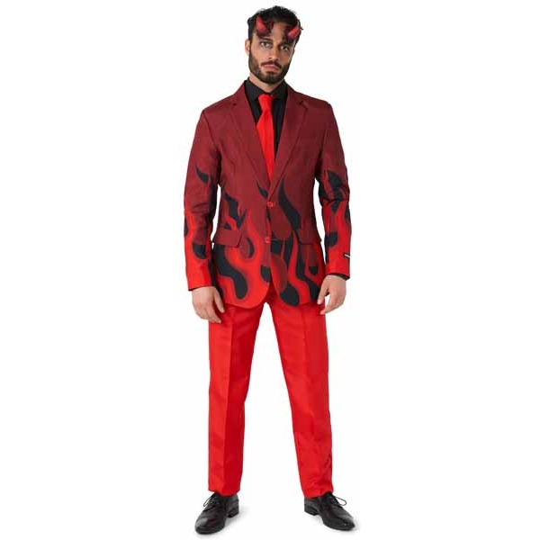 Suitmeister Men's Devil Red Costume Suit, X-Large