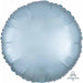 18" Pastel Blue Satin Luxe Round Foil Balloon