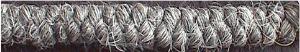 Dark Gray Crepe Hair, 1 Meter