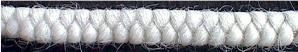 White Crepe Hair, 1 Metre