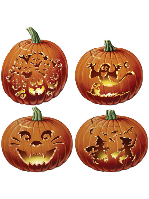 Halloween Carved Pumpkin Cutouts