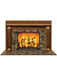 Fireplace Insta-View Wall Decal