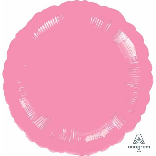 18 Inch Metallic Pink Round Foil Balloon