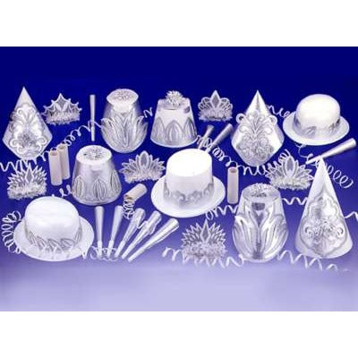 Silver Dollar New Year's Eve Party Kit for 50