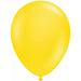 TUFTEX 11-Inch Standard Yellow Latex Balloons, 12 Count