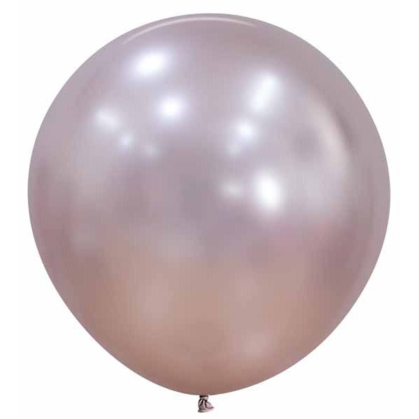 Sempertex Silk Pink Blossom 24" Latex Balloons, 10 Pack