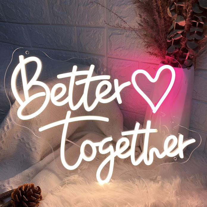 Better Together Wedding Signs