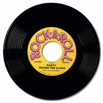 19-Inch Plastic Record Decoration, 1 Per Pack