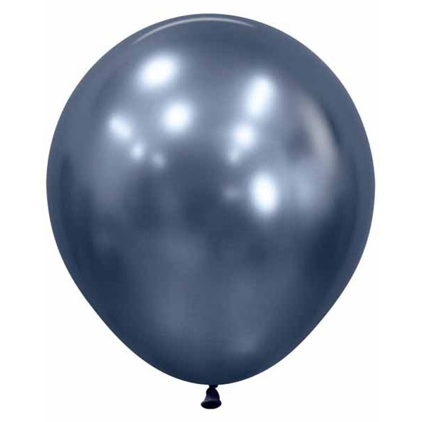 Sempertex Reflex Galaxy Blue 18-Inch Latex Balloons, 25 Pack