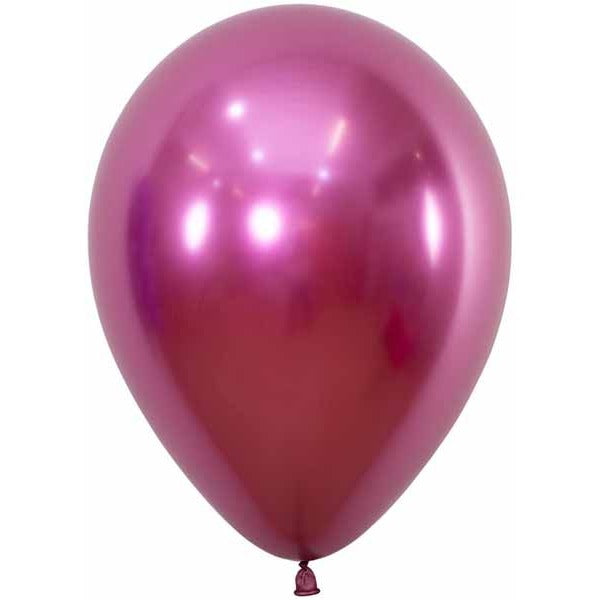 Sempertex 5" Reflex Fuchsia Latex Balloons, 50 Pack