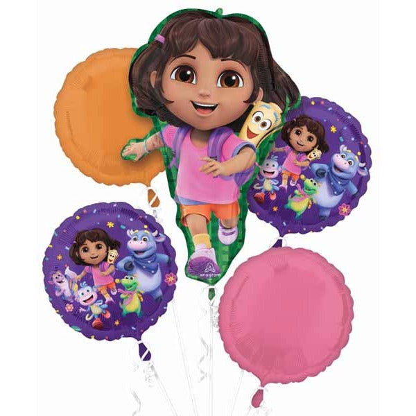 Dora the Explorer Foil Balloon Bouquet