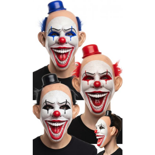 Masque de monstre de cirque noir
