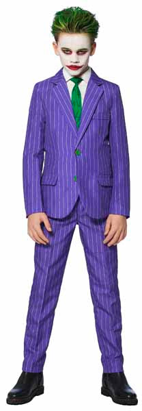 Suitmeister Boys' The Joker Costume Suit, Medium