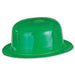 Green Plastic Derby Hat