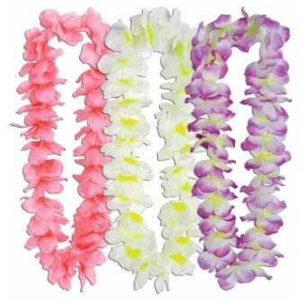 SILK'N PETALS ISLAND OASIS LEIS 36" ASST