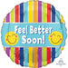 Feel Better Soon 18" Round Foil Balloon