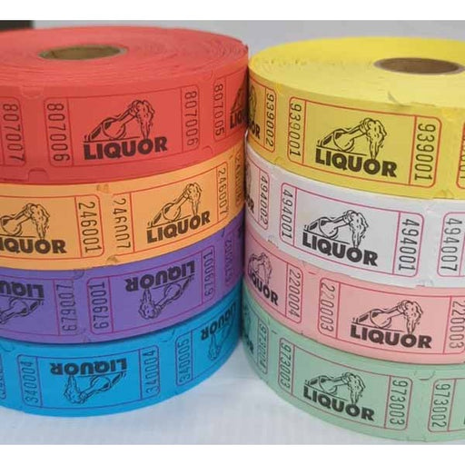 ROLL TICKETS 1000 LIQUOR