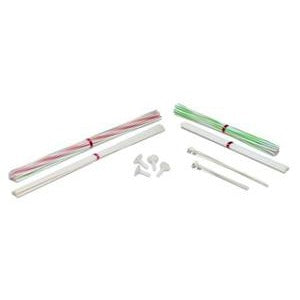 12-Inch White Micro Balloon Sticks, 100-Pack