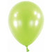 Anagram Metallic Kiwi Green 5-Inch Latex Balloons, 100 Count