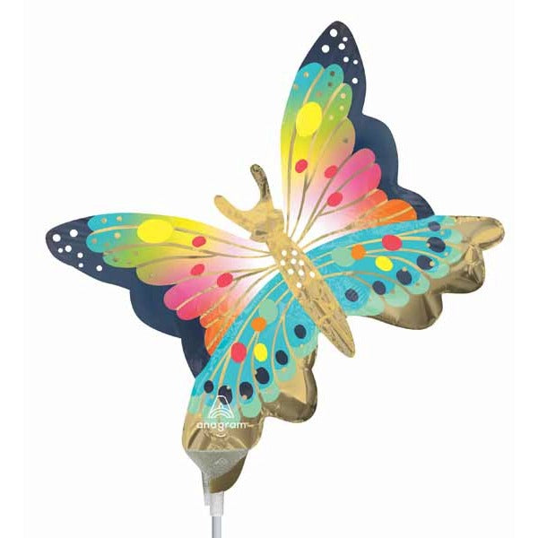 Vibrant Butterfly Mini Shape Foil Balloon