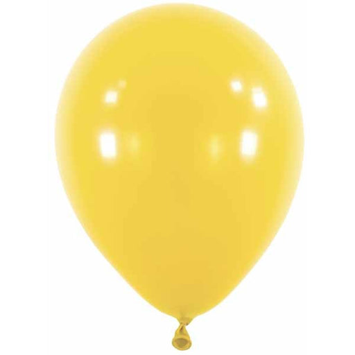Mustard Yellow 11 Inch Latex Balloons, 100 Count