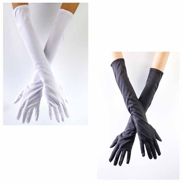 White Opera Gloves