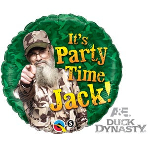 Duck Dynasty Party Time Jack 18-Inch Foil Balloon
