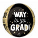 Way to Go Grad 16" Orbz Foil Balloon