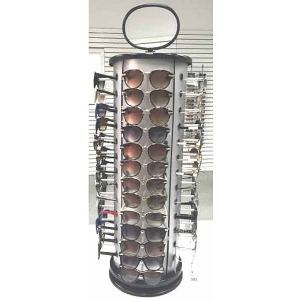 Countertop Sunglasses Spinner Rack, 52-Pair Capacity
