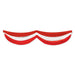 Red & White Fabric Bunting, 5 ft 10 in