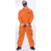 Men's Cell Block Psycho Costume with Mask and Handcuffs