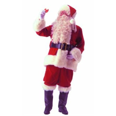 RED VELVETEEN SANTA SUIT(42-48)