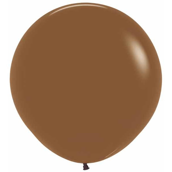 Sempertex Coffee Brown 24-Inch Latex Balloons, 10 Count