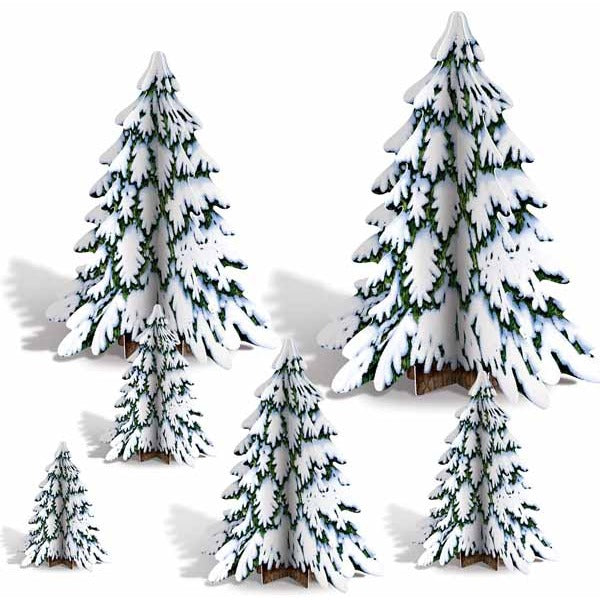 3D Pine Christmas Centrepiece