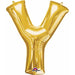 Gold Letter Y 16-Inch Air-Fill Foil Balloon