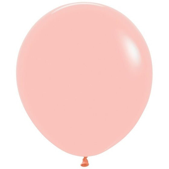 Sempertex 18-Inch Pastel Matte Melon Latex Balloons, 25 Count
