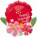 Valentine Florals 18" Foil Balloon