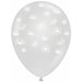 TUFTEX 11-Inch Clear Petals Balloons, 25 Count