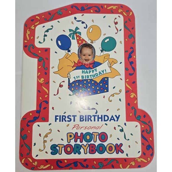 Happy 1st Birthday Photo Story Book