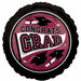True to School Berry 18-Inch Round Graduation Foil Balloon