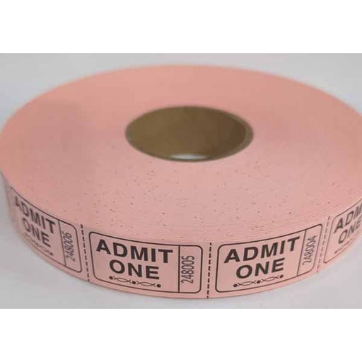 ROLL TICKETS 2000 ADMIT PINK